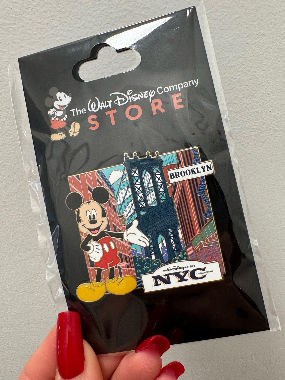 Walt Disney company store nyc pin